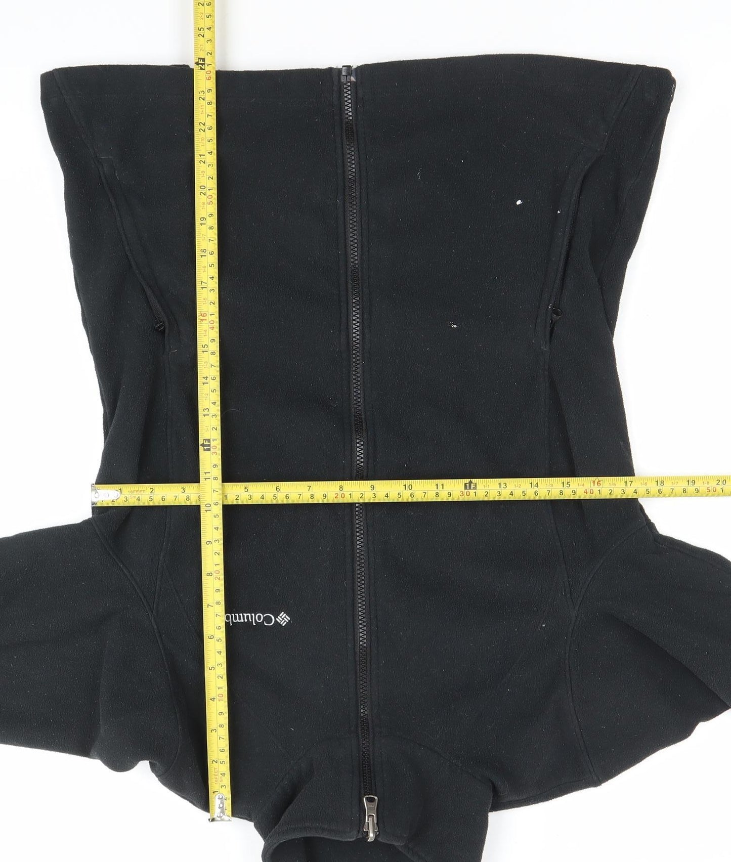 Columbia Women’s Black Fleece Jacket Size M Full Zip Outdoor