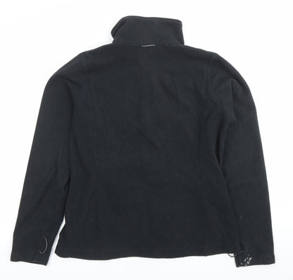 Columbia Women’s Black Fleece Jacket Size M Full Zip Outdoor