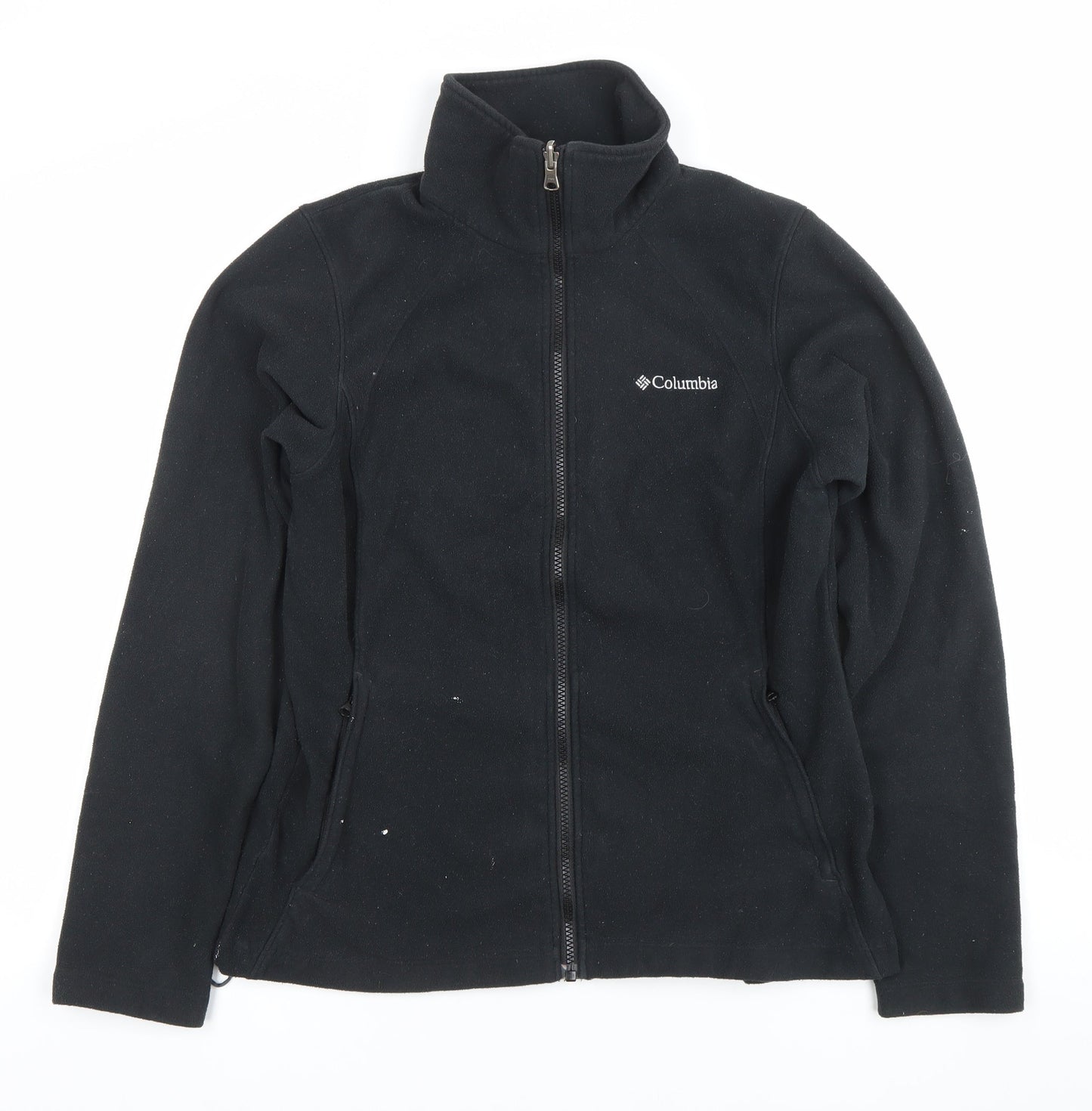 Columbia Women’s Black Fleece Jacket Size M Full Zip Outdoor