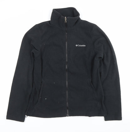 Columbia Women’s Black Fleece Jacket Size M Full Zip Outdoor