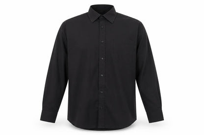 Hutson Harbour Men’s Black 16.5/42 Long Sleeve Button-Up Shirt