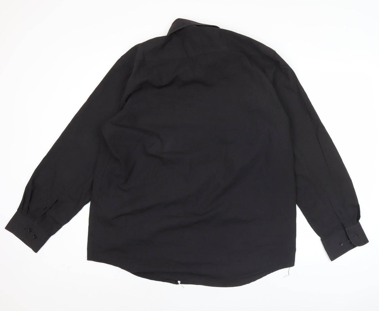 Hutson Harbour Men’s Black 16.5/42 Long Sleeve Button-Up Shirt
