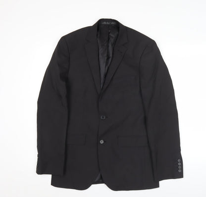 Cedar Wood State Men’s Black 36R Regular Fit Blazer Jacket