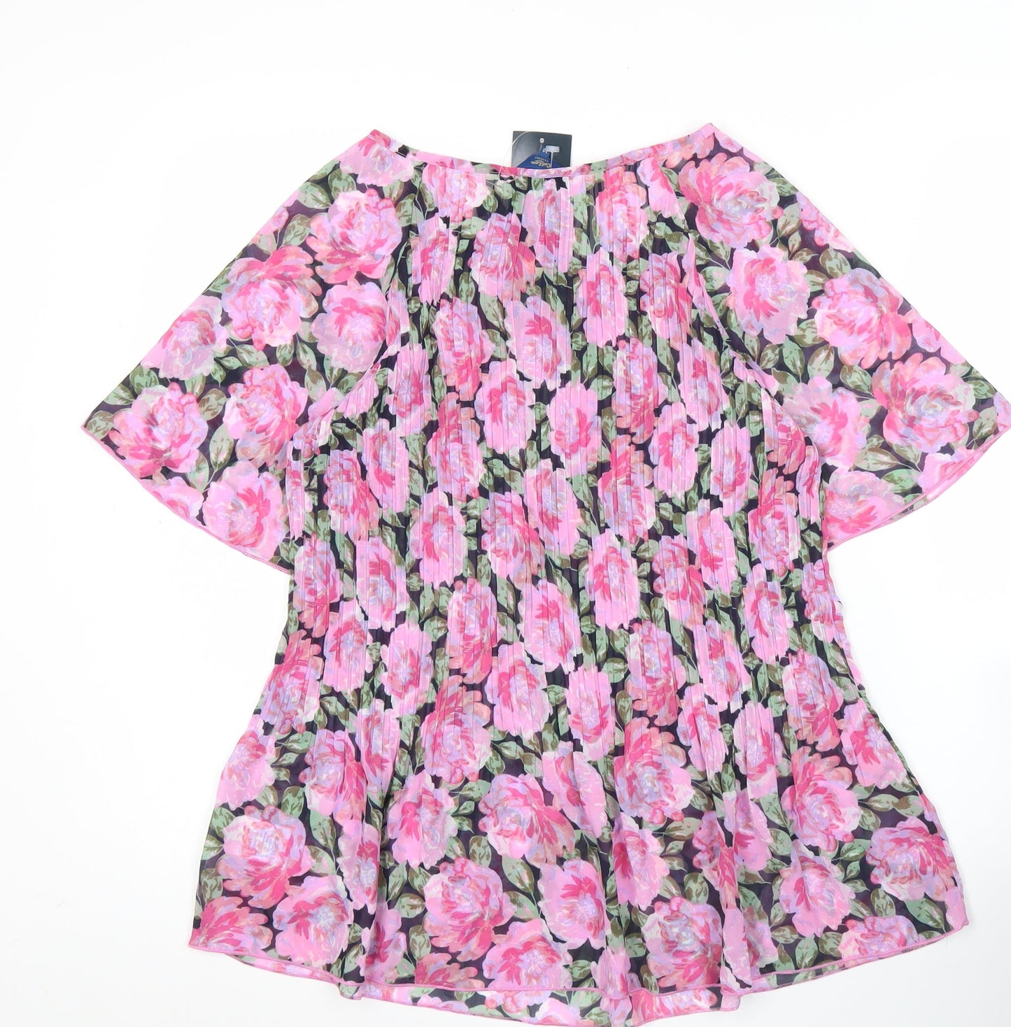 Cotton Traders Womens Multicoloured Floral Tunic Blouse Size 10