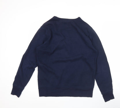 Creative Action Network Men’s Blue Small Pullover Sweatshirt Rocky Mountain