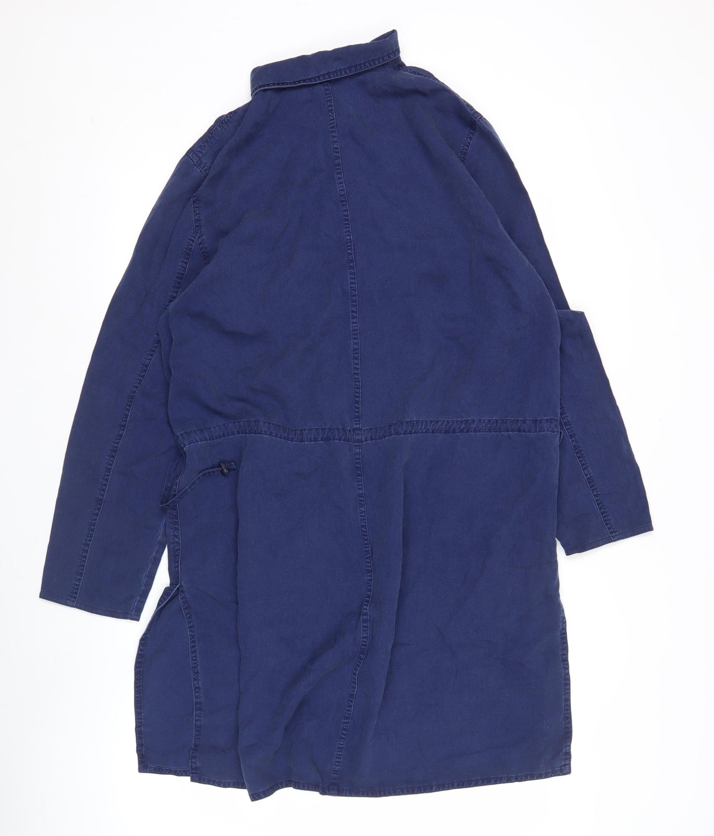 Windsmoor Women’s Blue Shirt Dress Size 12 Long Sleeve Viscose Blend