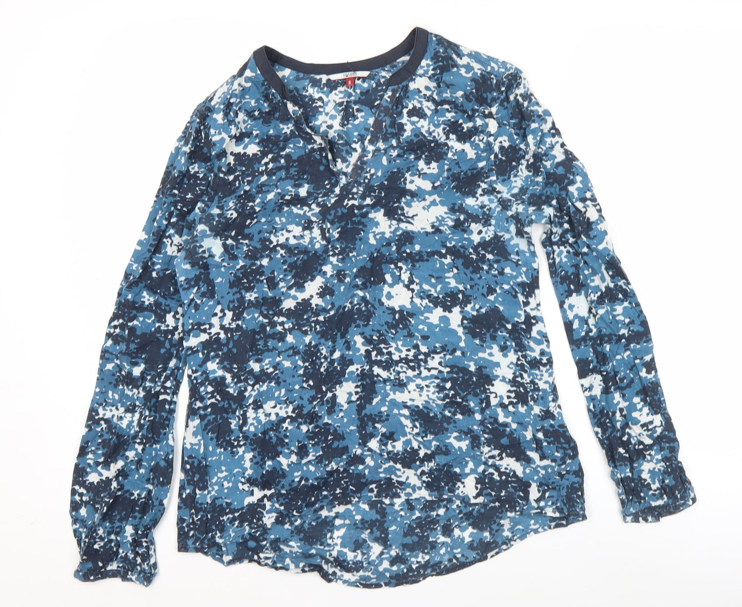 Womens UK Size S Tommy Hilfiger Blue Tunic Blouse