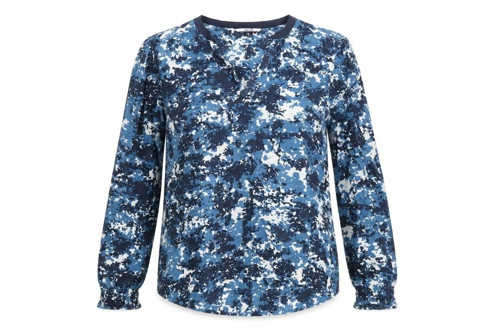 Womens UK Size S Tommy Hilfiger Blue Tunic Blouse