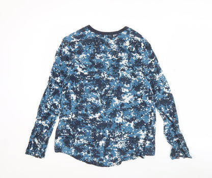 Womens UK Size S Tommy Hilfiger Blue Tunic Blouse