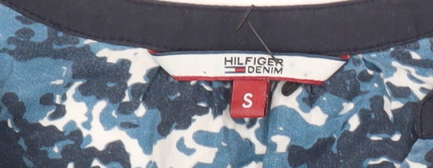 Womens UK Size S Tommy Hilfiger Blue Tunic Blouse