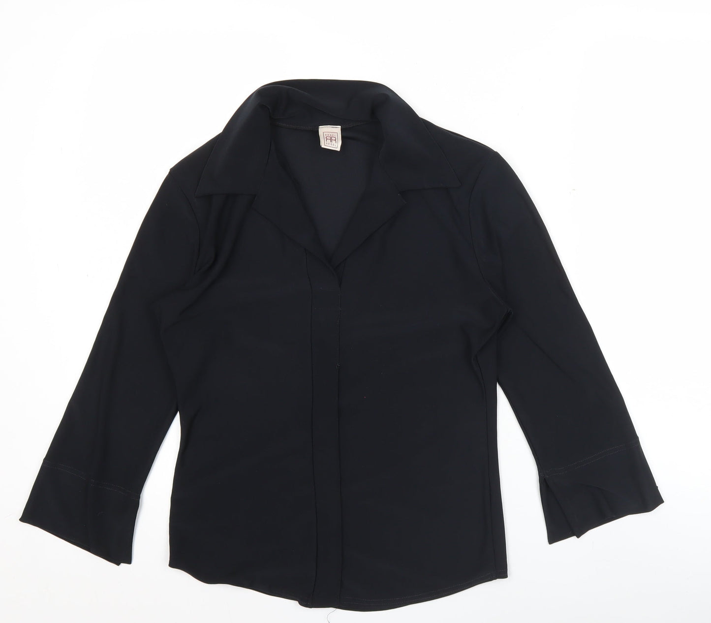 Rebel Rebel Womens Black Button-Up Long Sleeve Shirt M/L