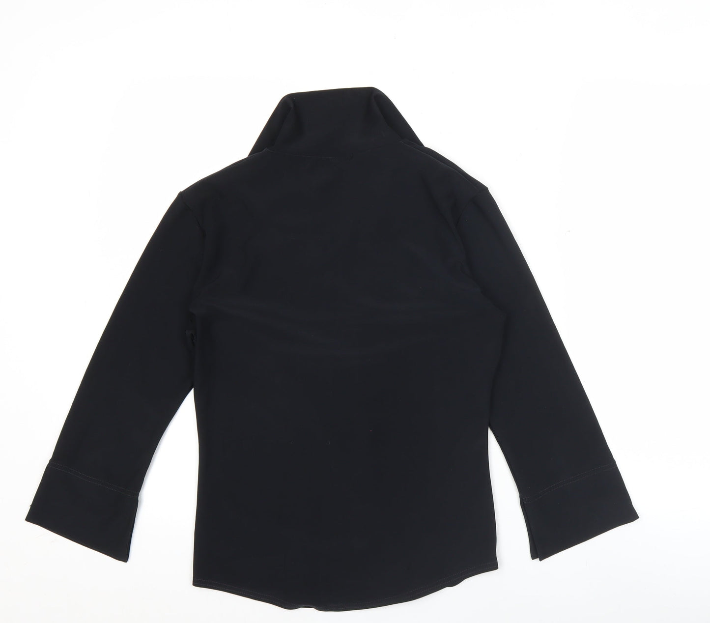 Rebel Rebel Womens Black Button-Up Long Sleeve Shirt M/L