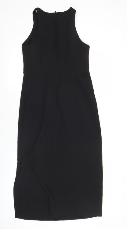 LCW Casual Women’s Black Sheath Knee Dress S Sleeveless Work Party