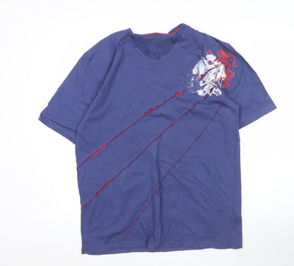 Mens UK Size M Easy Blue  T-Shirt