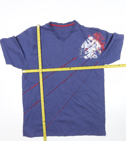 Mens UK Size M Easy Blue  T-Shirt