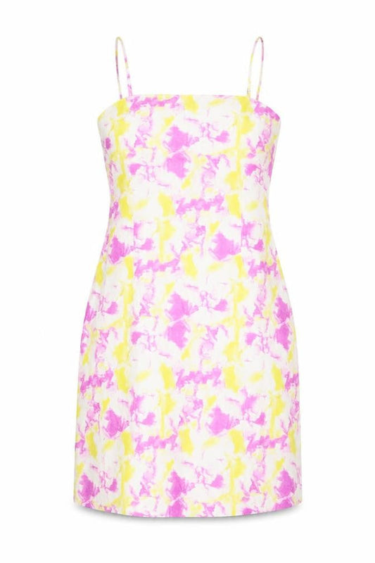 Glamorous Womens Multicoloured Tie Dye Slip Dress Size 14 Summer Casual