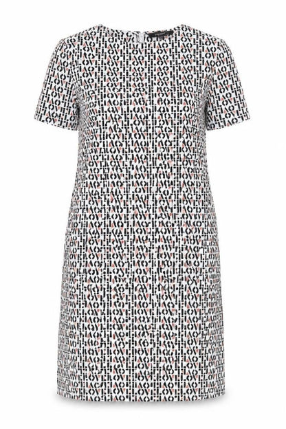 Primark Women’s Multicoloured Geometric Shift Dress Size 10