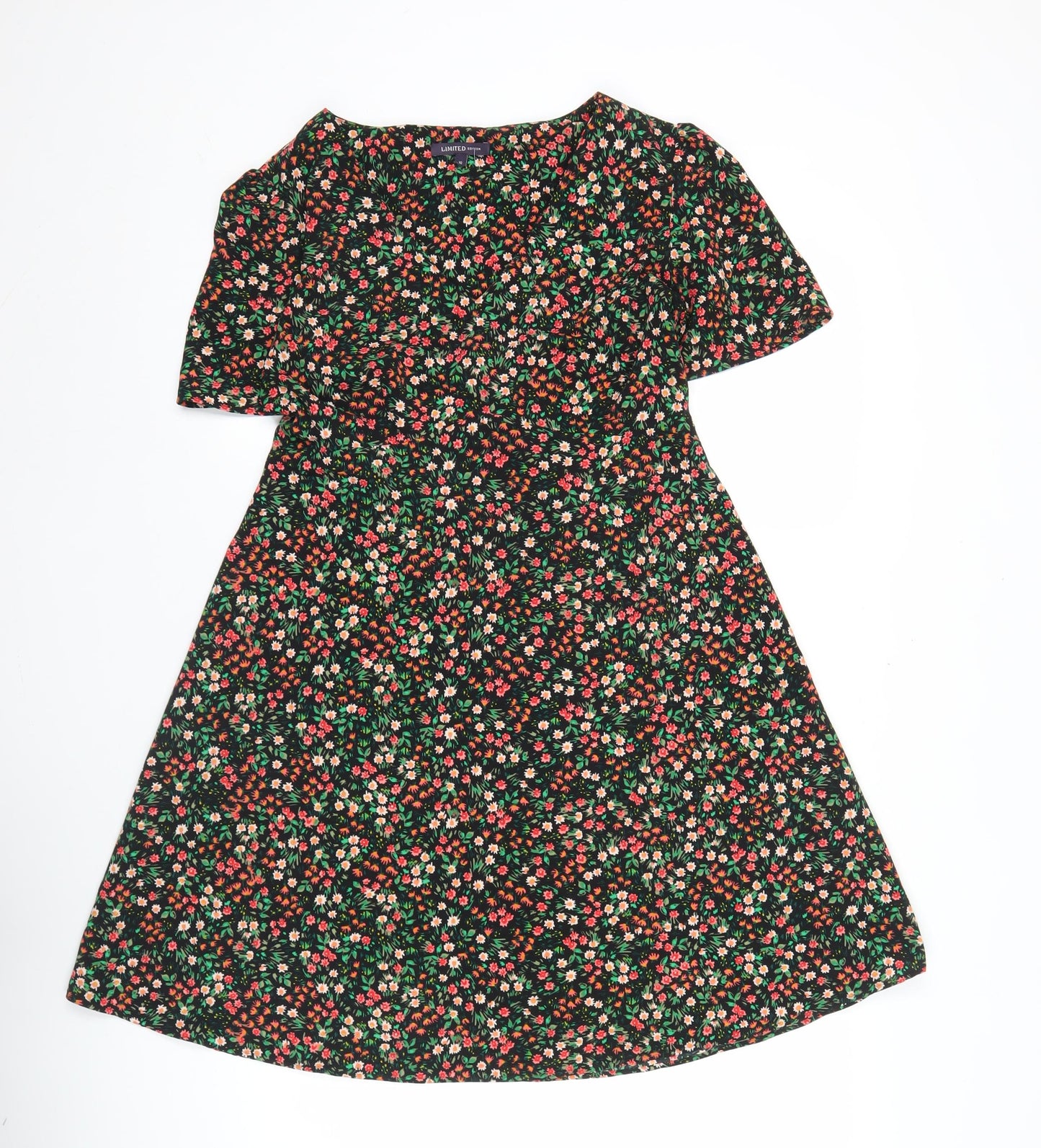Marks and Spencer Women’s Multicoloured Floral A-Line Dress Size 10