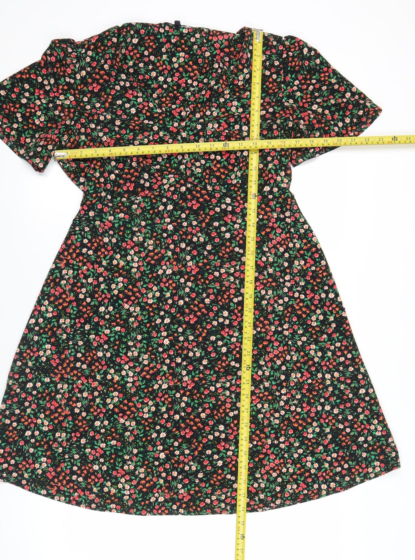 Marks and Spencer Women’s Multicoloured Floral A-Line Dress Size 10