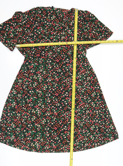 Marks and Spencer Women’s Multicoloured Floral A-Line Dress Size 10