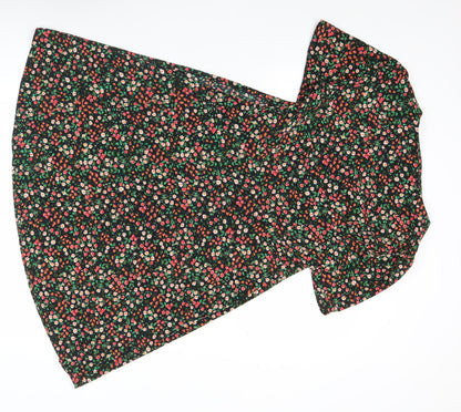 Marks and Spencer Women’s Multicoloured Floral A-Line Dress Size 10