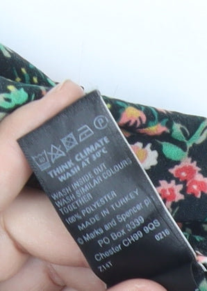 Marks and Spencer Women’s Multicoloured Floral A-Line Dress Size 10