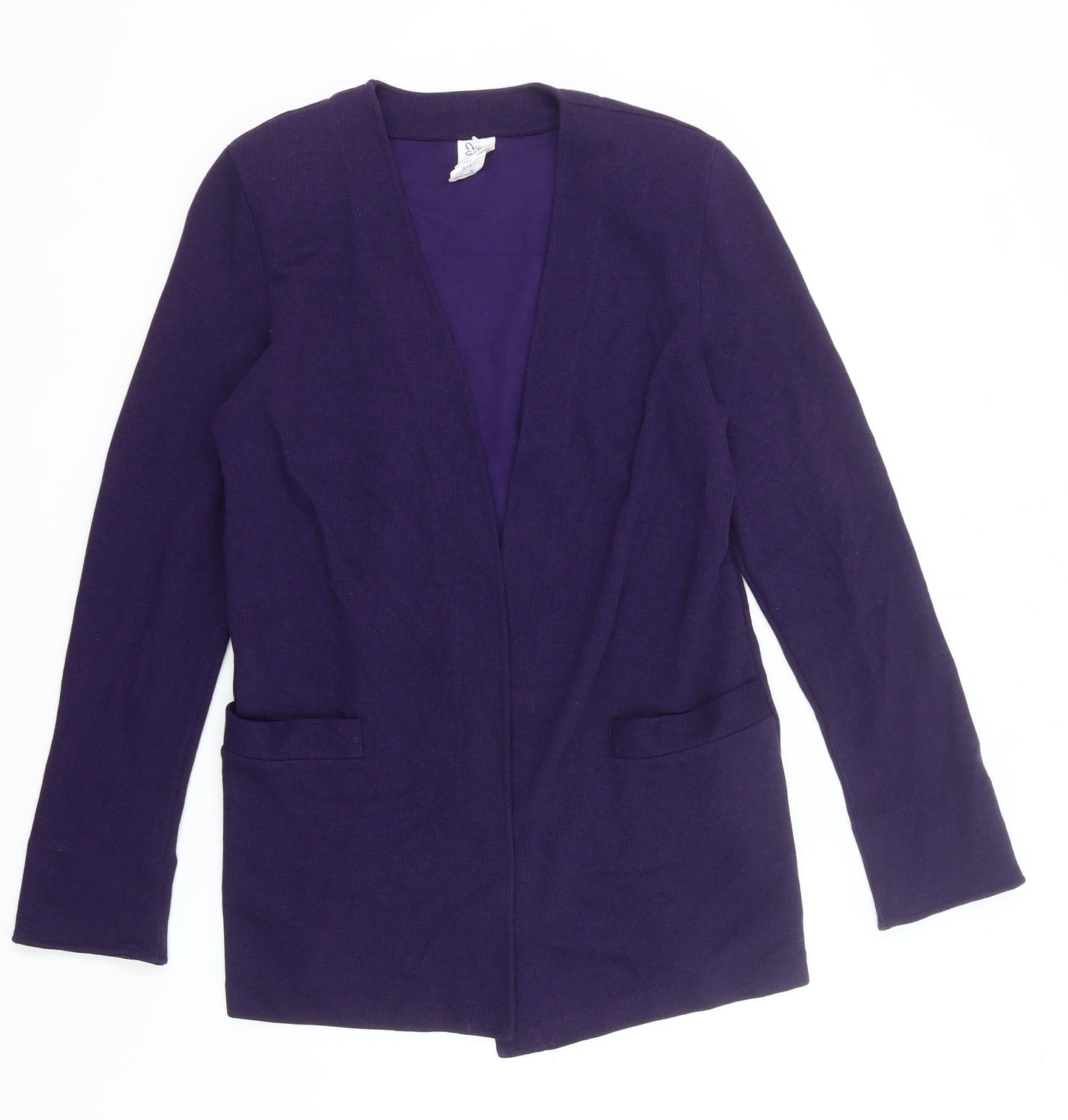Weekenders Women’s Purple Cardigan Knit Long Sleeve Size S