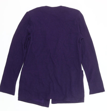 Weekenders Women’s Purple Cardigan Knit Long Sleeve Size S