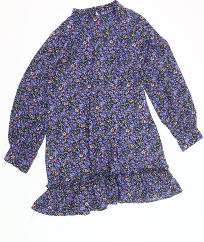 Boohoo Women’s Multicoloured Floral Shift Dress UK 18 Plus
