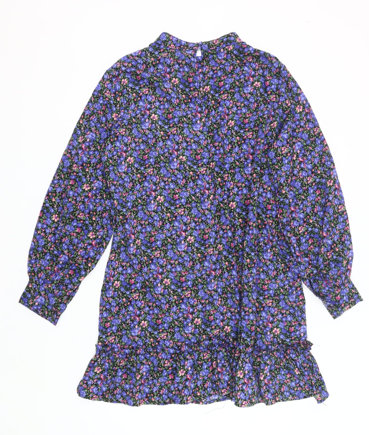 Boohoo Women’s Multicoloured Floral Shift Dress UK 18 Plus