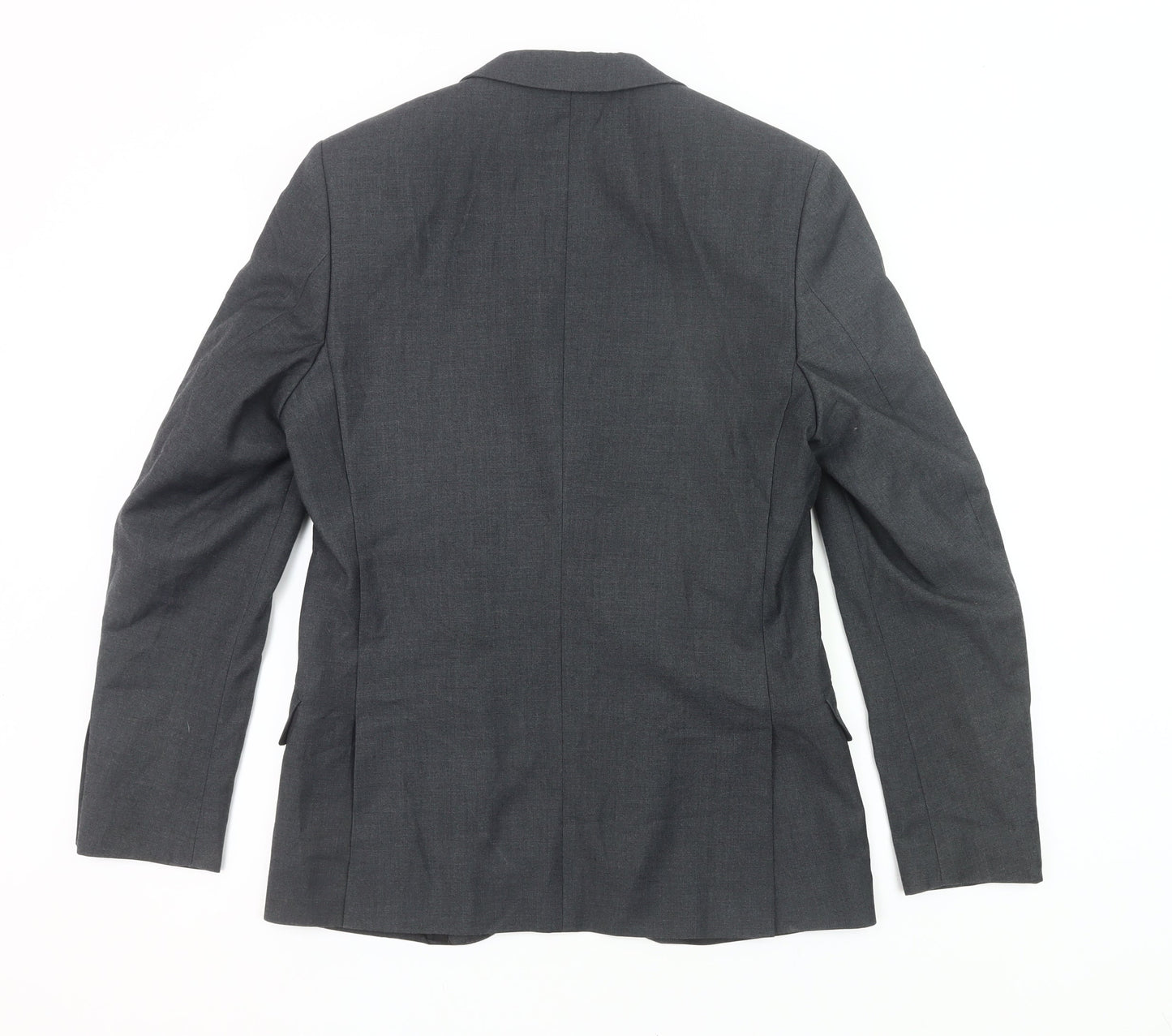 New Look Men’s Grey Blazer Jacket 36R Regular Fit Single Breasted
