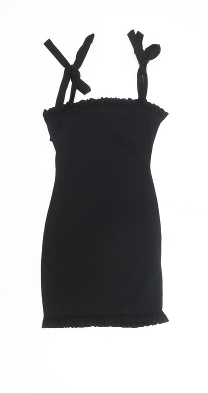 PrettyLittleThing Women’s Black Size 6 Bodycon Mini Dress