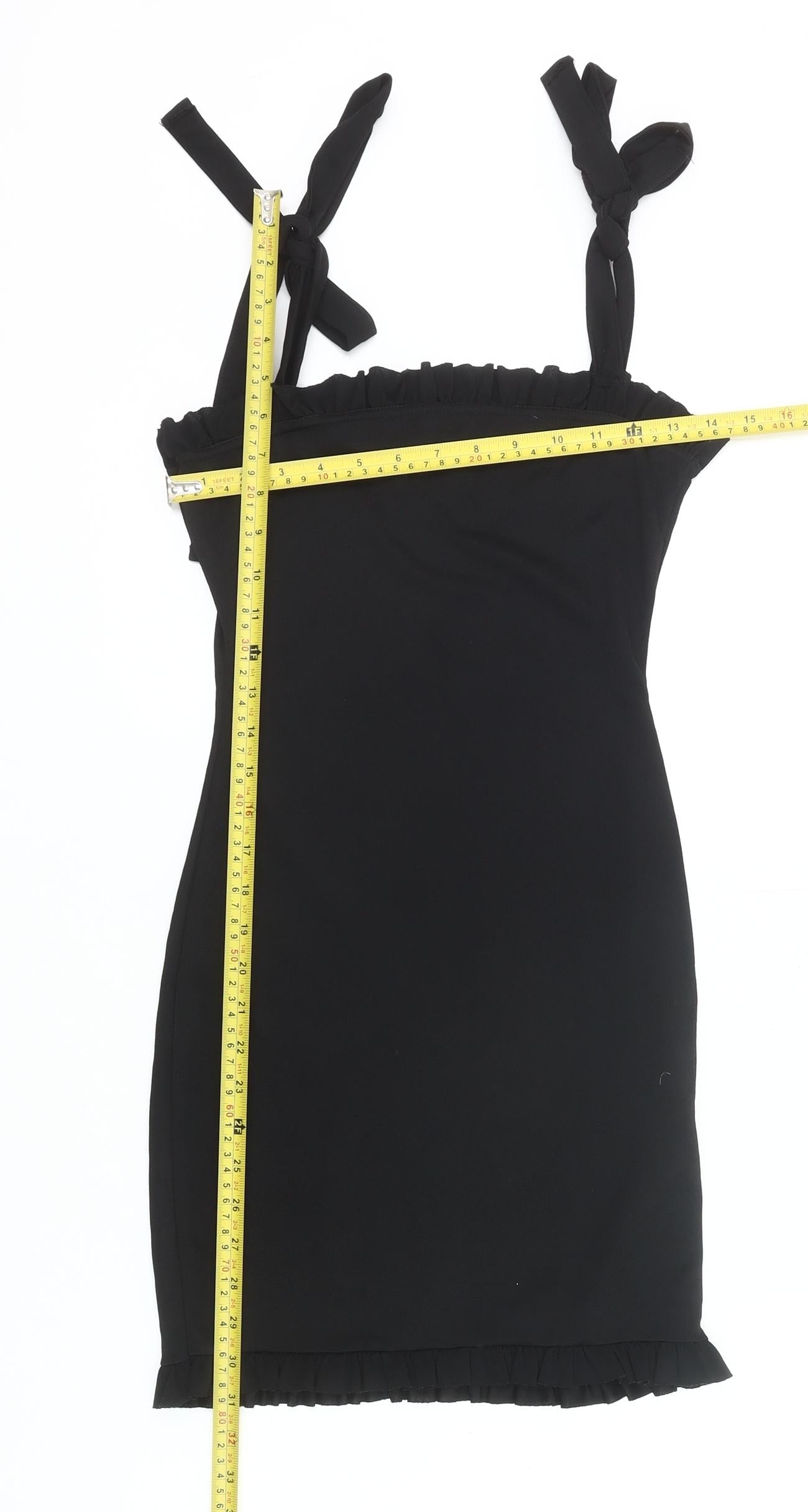 PrettyLittleThing Women’s Black Size 6 Bodycon Mini Dress