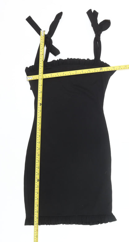 PrettyLittleThing Women’s Black Size 6 Bodycon Mini Dress