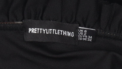 PrettyLittleThing Women’s Black Size 6 Bodycon Mini Dress