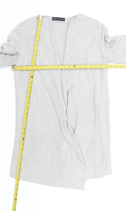 Marks and Spencer Women’s Grey Knit Open Cardigan M