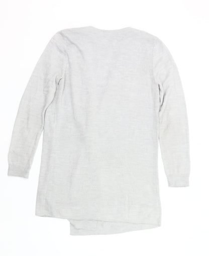 Marks and Spencer Women’s Grey Knit Open Cardigan M
