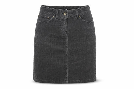 H&M Women’s Grey Corduroy Knee Length Skirt Size 6 Pencil Style