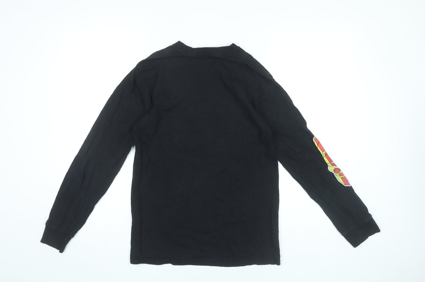 Marvel Spider-Man Men's Black Long Sleeve Graphic T-Shirt Small