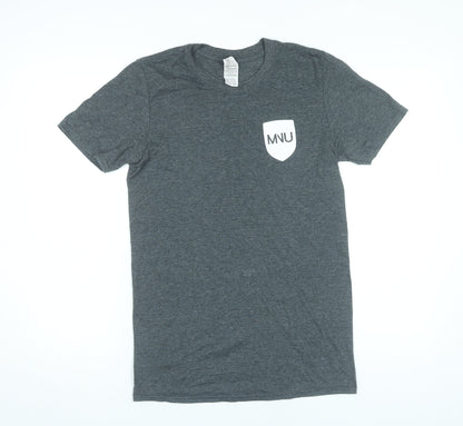 Mens UK Size S Gildan Grey  T-Shirt