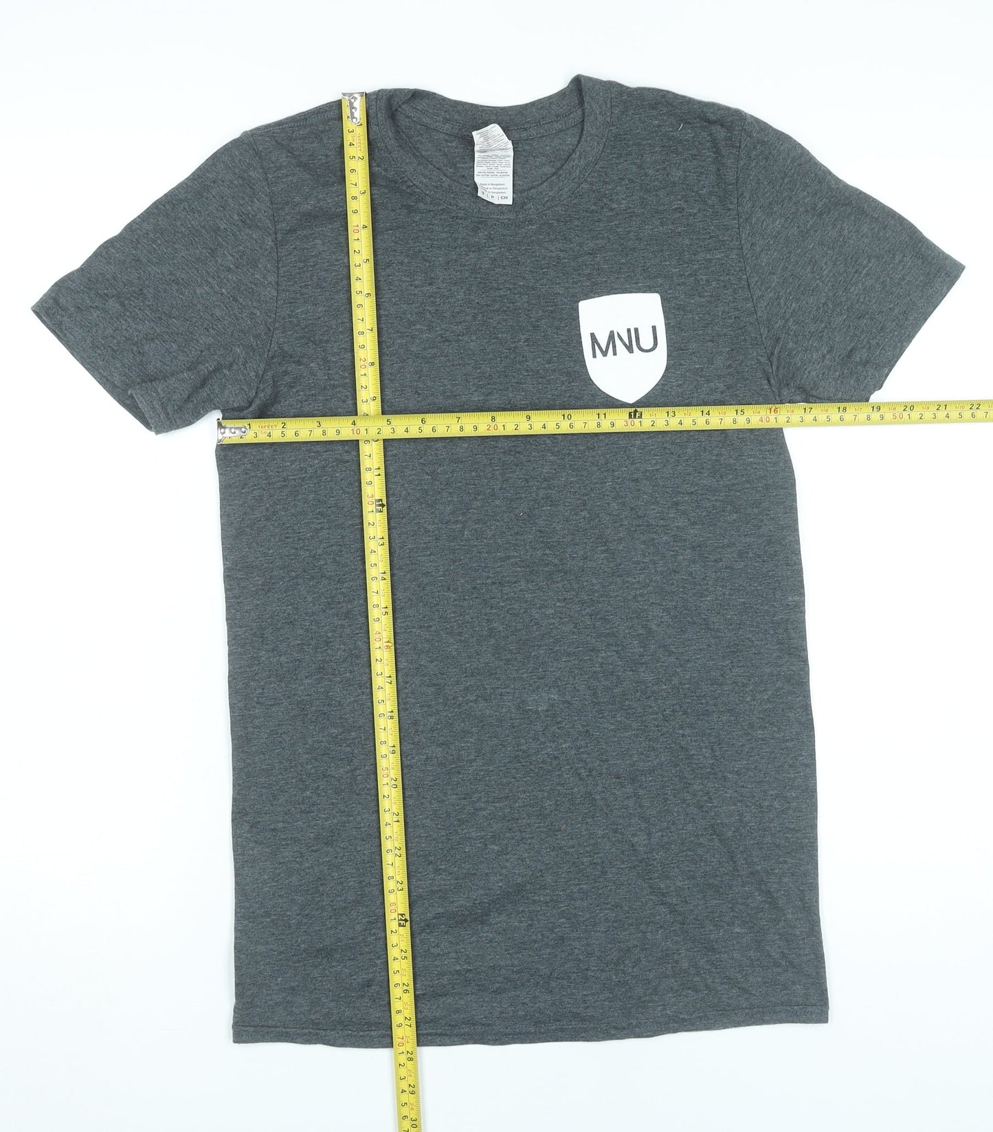 Mens UK Size S Gildan Grey  T-Shirt