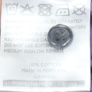 Lyle & Scott Men’s Purple Cotton Polo Shirt Size L Short Sleeve