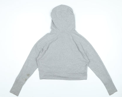 Victoria's Secret PINK Womens Grey XS Full Zip Hoodie Sweatshirt