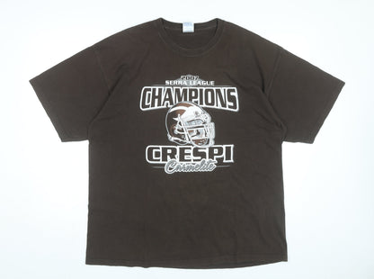Mens UK Size XL Gildan Brown  T-Shirt