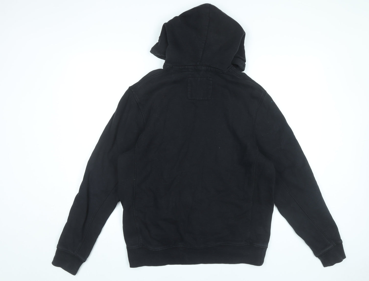 Mens UK Size M Jack Wills Black Pullover Hoodie