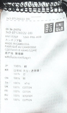 Uniqlo Marvel X-Men Men’s Black L Graphic T-Shirt Wolverine Comic