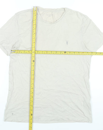 Mens UK Size M AllSaints Beige  T-Shirt
