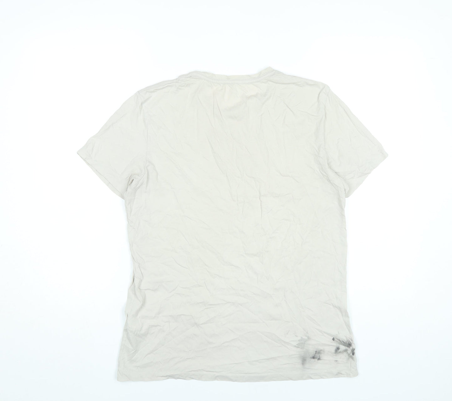 Mens UK Size M AllSaints Beige  T-Shirt