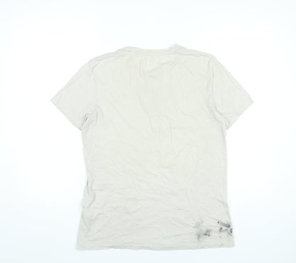 Mens UK Size M AllSaints Beige  T-Shirt