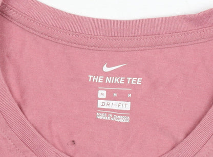 Nike Women’s Pink Dri-Fit Tank Top Medium Lightweight Activewear